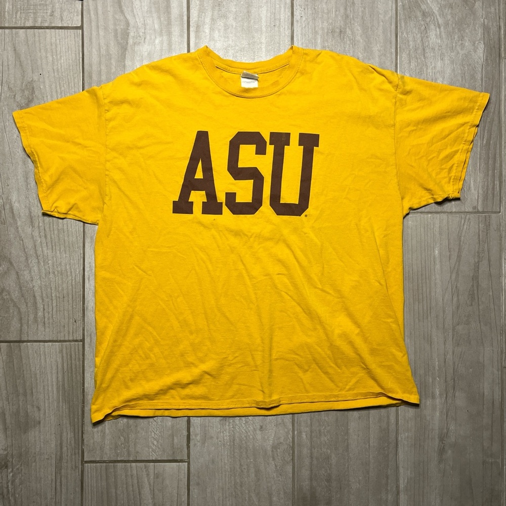 Distressed ASU shirt on Gildan heavy cotton size 2XL